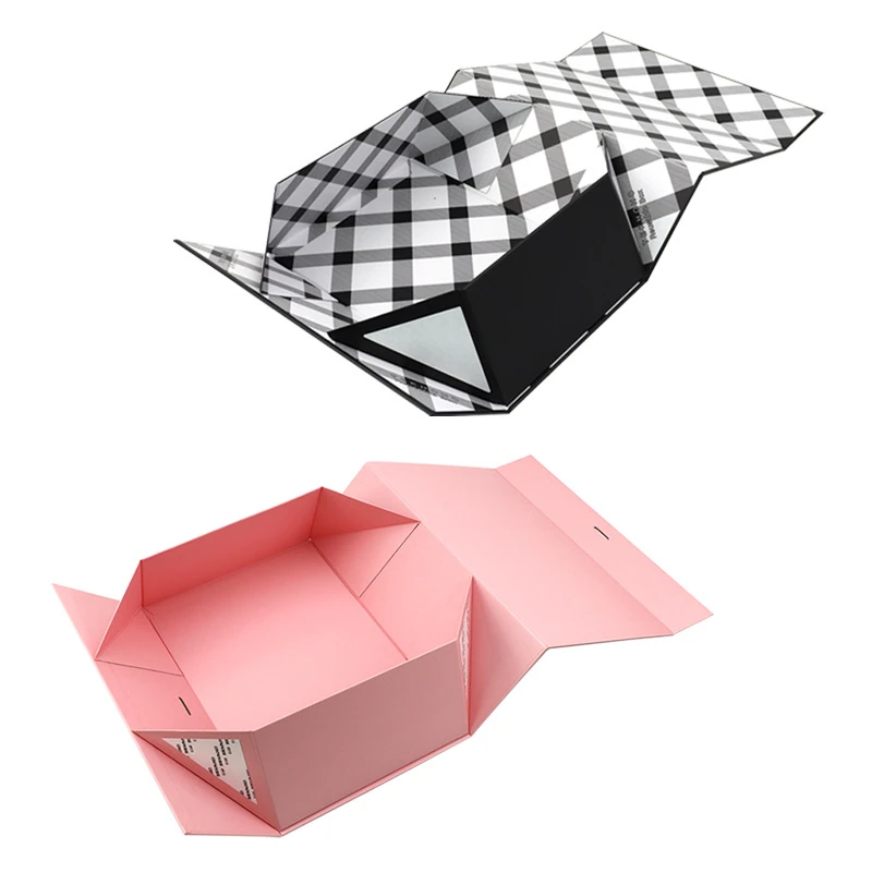 Folding magnetic gift boxes, packaging collection