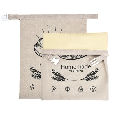 Beeswax bread bag references, packaging detail
